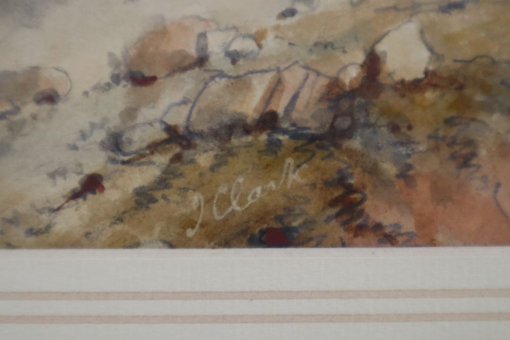 John Heaviside Waterloo Clark (1771-1863), pair of watercolours, Scottish Carting Calamities, initialled, 20 x 25cm